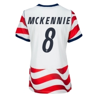 Camisa de Futebol Estados Unidos Weston McKennie #8 Equipamento Principal Mulheres Mundo 2026 Manga Curta